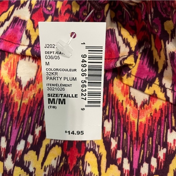 The Children’s Place Ruffle Tank Top Part Plum Size M Girl - Picture 5 of 6